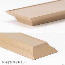 画像2: 仏器膳 ことり キャメル 4.5寸 （プラスチック製 仏具 仏壇用 お水 お茶 ご飯 仏飯器 茶湯器 台） (2)