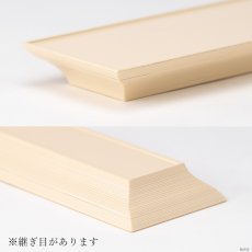 画像2: 仏器膳 ことり クリーム 6.0寸 （プラスチック製 仏具 仏壇用 お水 お茶 ご飯 仏飯器 茶湯器 台） (2)